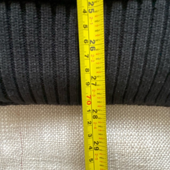 Emanuel Ungaro Mens Thick Fleece Lined Black Cotton Zip Up Sweater Coat. Sz M - Picture 14 of 14